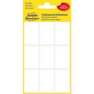 Etikett AVERY handskriv 38x24mm 63/fp