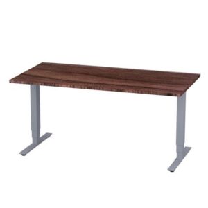 Bord höj/sänk Pro 1600x800 valnöt/silver