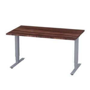 Bord höj/sänk Pro 1400x800 valnöt/silver