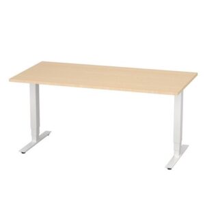 Bord höj/sänk Pro 1600x800 björk/vit