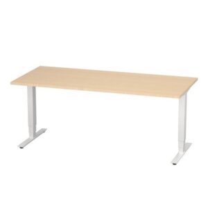 Bord höj/sänk Pro 1800x800 björk/vit