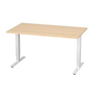 Bord höj/sänk Pro 1400x800 björk/vit