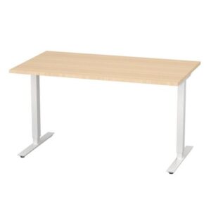 Bord höj/sänk Basic 1400x800 björk/vit