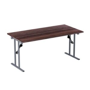 Fällbord 1600x800x730x25 valnöt/silver