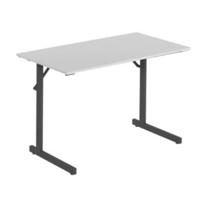 Fällbord 1200x500x715x18 grå/svart