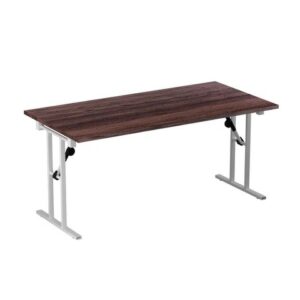 Fällbord 1600x800x730x25 valnöt/vit