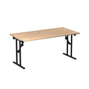 Fällbord 1600x800x730x25 ek/svart