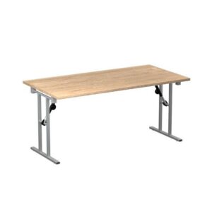 Fällbord 1600x800x730x25 ek/silver