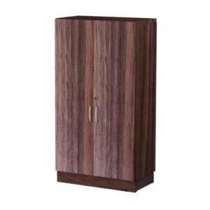 4xA4-hylla med dörrar valnöt