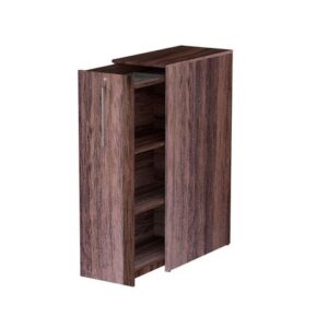 3xA4-sidoskåp vänster valnöt