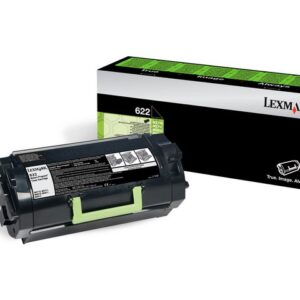 Toner LEXMARK 62D2000 622H 6K svart