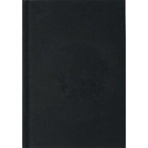 Anteckningsbok linnetextil linj A5 svart