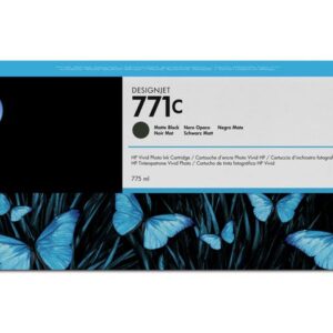 Bläckpatron HP B6Y07A 771C mattsvart