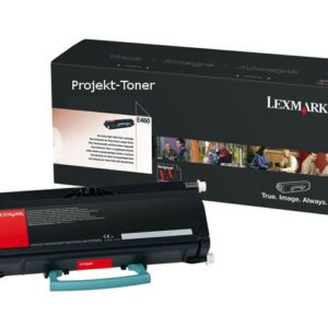 Toner LEXMARK E460X31E 15K svart