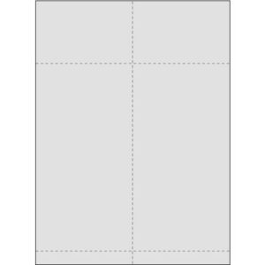 Transportetikett laser 105x297mm 500/fp