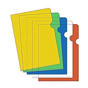 Aktmapp A4 0,12 sorterade färger 10/fp