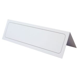 Bordsskylt DURABLE 61x210mm vit 100/fp