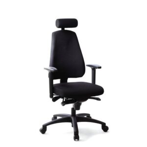 Kontorsstol LD6240 utan armstöd svart