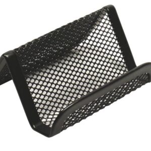 Visitkorts/mobilhållare svart