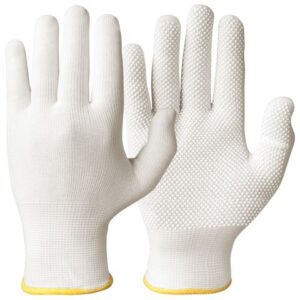 Textilhandske 0483 noppor vit 7