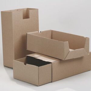 Arkivbox A65 235x125x380mm 2-delad brun