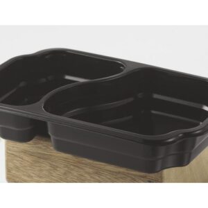 DUNIform 2-fack takeaway PP svart 246/fp