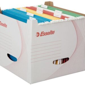 Arkivbox ESSELTE f hängmappar m. lock