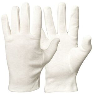 Textilhandske 0450 vit 26cm S/M 12/fp