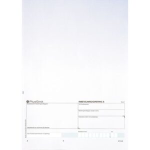 Standardblankett talong Plusgiro 250/fp