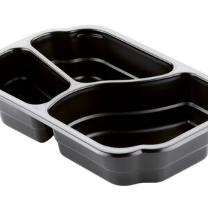 DUNIform 3-fack takeaway PP svart 246/fp