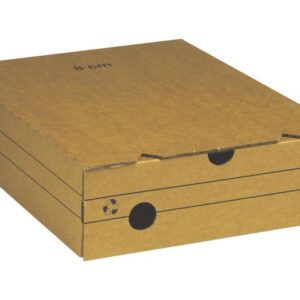 Arkivkartong A4 80mm brun