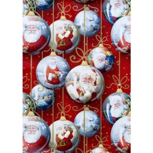 Julpapper Santa 57cmx154m