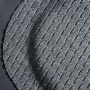 Arbetsplatsmatta Yoga Fash. 58x83cm grå