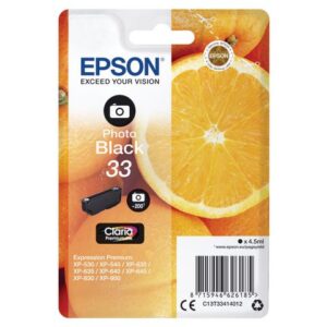 Bläckpatron EPSON C13T33414012 svart