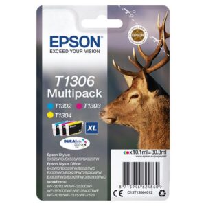 Bläckpatron EPSON C13T13064012 3-färger