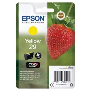Bläckpatron EPSON C13T29844012 gul