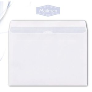 Kuvert MAILMAN C4 SH 100g vit 500/fp