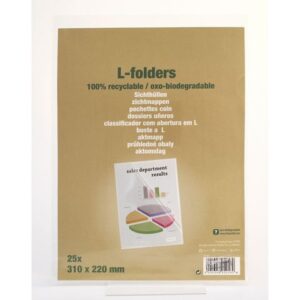 Aktmapp av återv PP A4 0,12 ofärg 25/fp