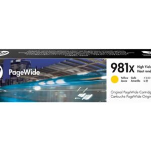 Bläckpatron HP L0R11A 981X gul