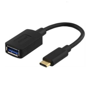 Adapter DELTACO USB C hane - Typ A hona