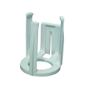 Vägghållare för WC-set vit