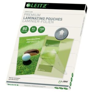 Laminat LEITZ UDT A4 80mic klar 100/fp