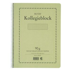 Kollegieblock A4 90g 70bl rut TF