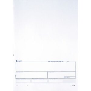 Standardblankett talong Bankgiro 250/fp