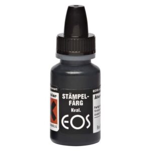 Stämpelfärg EOS svart 10ml