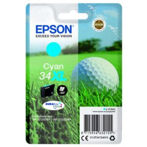 Bläckpatron EPSON T3472 XL cyan
