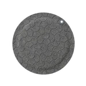 Arbetsplatsmatta StandUp Round Ø56cm grå