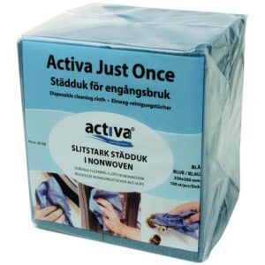 Städduk JustOnce engångs blå 100/fp