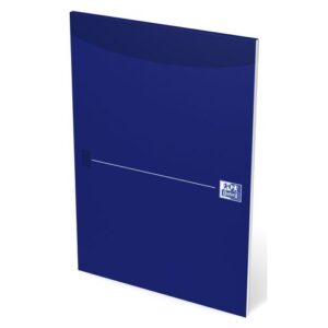 Anteckningsblock OXFORD blankt, A4 blå