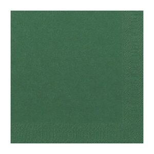 Servett 3-lags 33x33cm mörkgrön 125/fp
